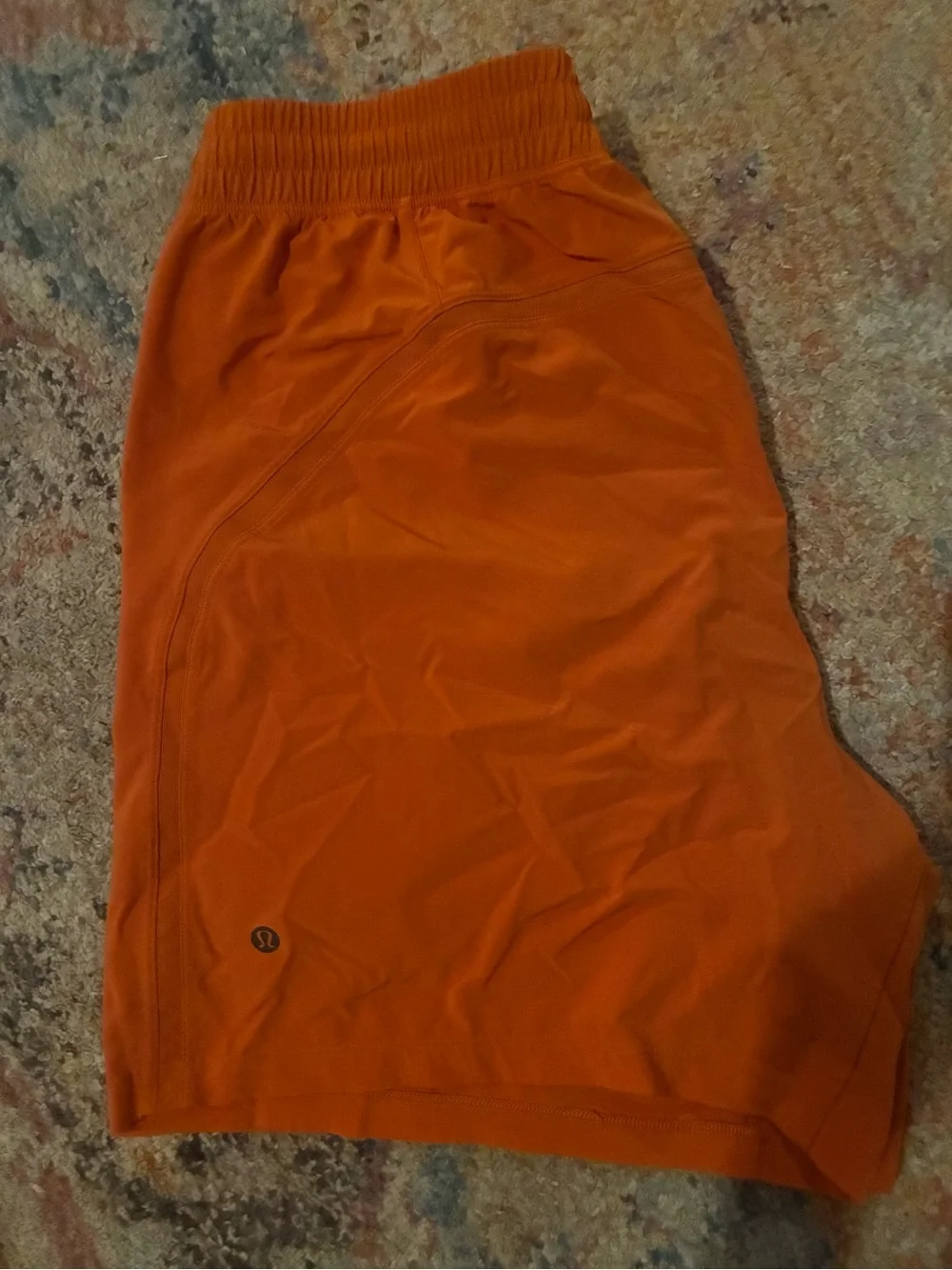 Lululemon pace breaker liner less 7 inch XL Orange Performance Shorts